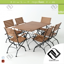 Стол и стул Table and chair BRAZIL by MBM