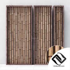 Bamboo decor small frame