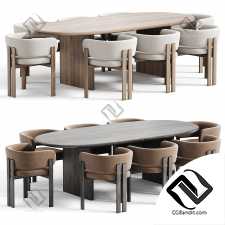 Кресло Bay и обеденный стол Sakurai