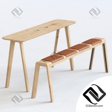 Стол и стул Table and chair True Design E-quo