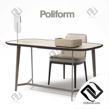 Стол и стул Poliform Mathieu