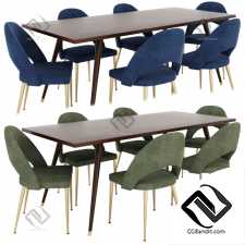 Стол и стул Table and chair Dining set 4