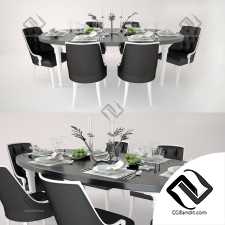 Стол и стул Table and chair TOGETHER Driade