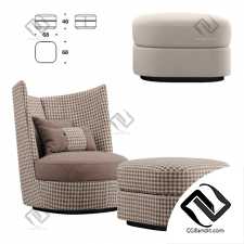 CONTOUR CLUB armchair