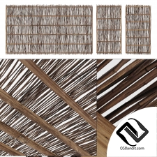 Ceiling bamboo thin crooked branch n2