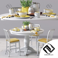 Стол и стул Table and chair C&B Delta Dinning and Avalon