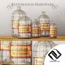 Коллекция из 5-ти бутылок Collection of 5 bottles Restoration Hardware