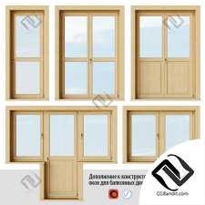 Набор деревянных дверей Set of wooden doors 32