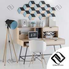 Офисная мебель Home Office Wood Blue