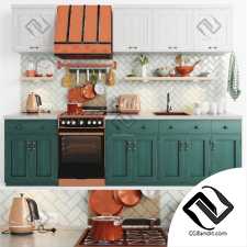 Кухня Kitchen furniture Scandinavian 04