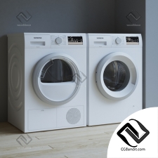 Бытовая техника Appliances washing machine and dryer Siemens IQ300