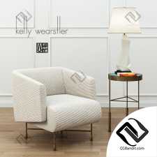 Кресло Armchair KELLY WEARSTLER BIJOUX LOUNGE