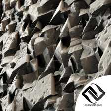 Panel Big Rock block stone n1 / Панель из больших каменных блоков скала №1