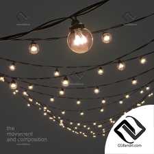 Техническое освещение Garland Galaxy Bulb String