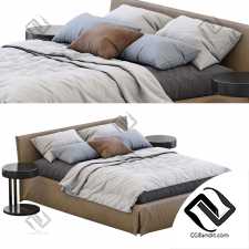 Leather Bed Fox By Meridiani