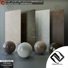 Материал Камень Marble slab & Seamless texture 185