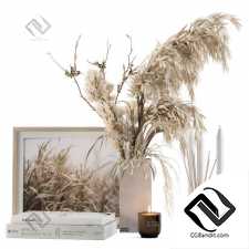 Декоративный набор Decor set Plants and Pampas 99