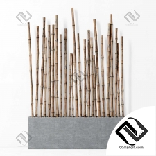 Bamboo decor big fundament