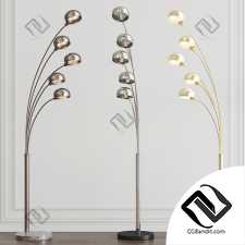 Торшер Floor lamps Penbrook Chrome & White Arc