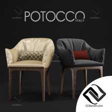 Стул Chair Potocco Blossom Aura