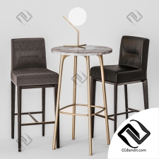 Стол и стул Table and chair Calligaris Tosca