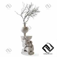 Ветка в вазе Re Jin Lee Podium