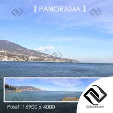 Текстуры Панорамные изображения Textures Panoramic images waterfront