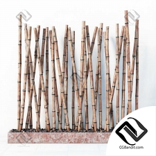 Bamboo decor fundament random