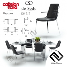 Стол и стул Table and chair Daytona Cattelan Italia, DS-717 de Sede