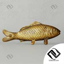 Статуэтка карпа кои Koi carp figurine