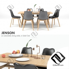 Стол и стул Table and chair Jenson Extending