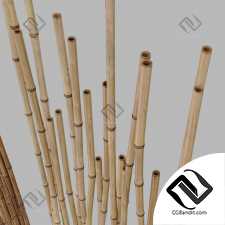 Bamboo low  decor small pebble n2