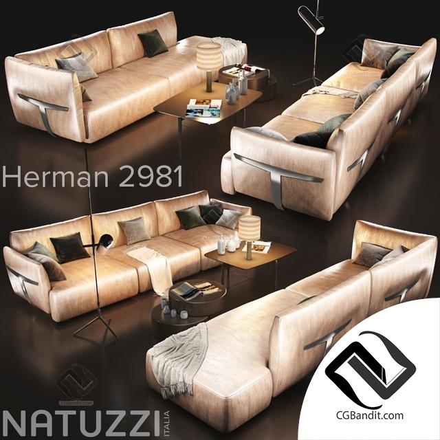 Диван herman natuzzi italia