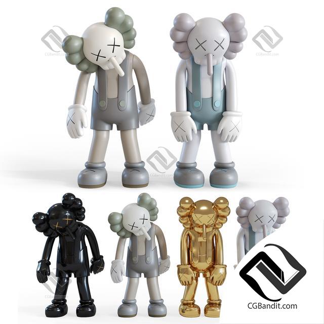 Игрушки KAWS SMALL LIE 3D модель скачать на CGBandit в формате 3d