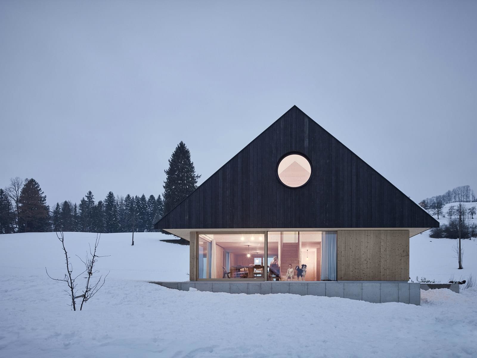 Wooden house in Austria