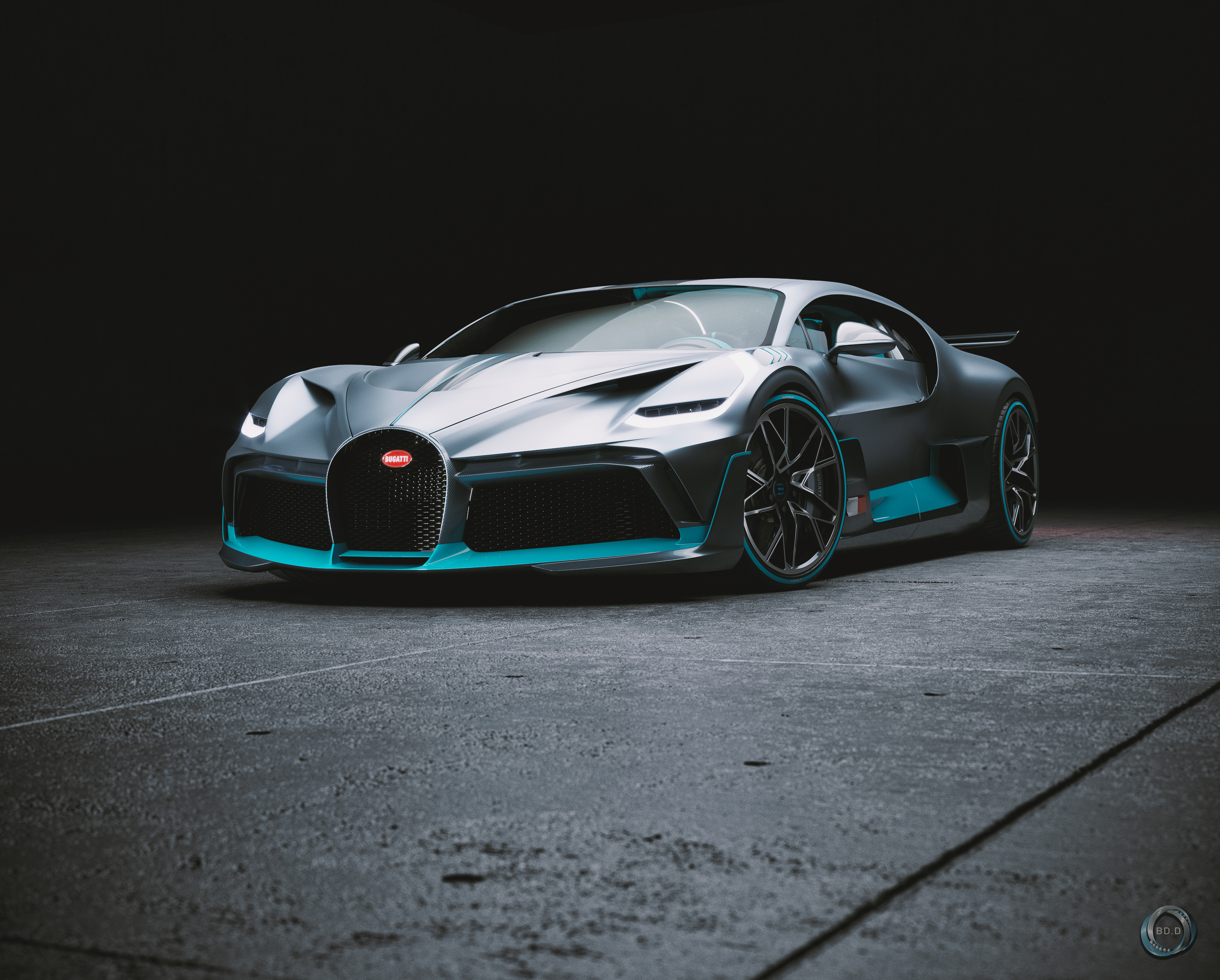 Bugatti Divo CGI
