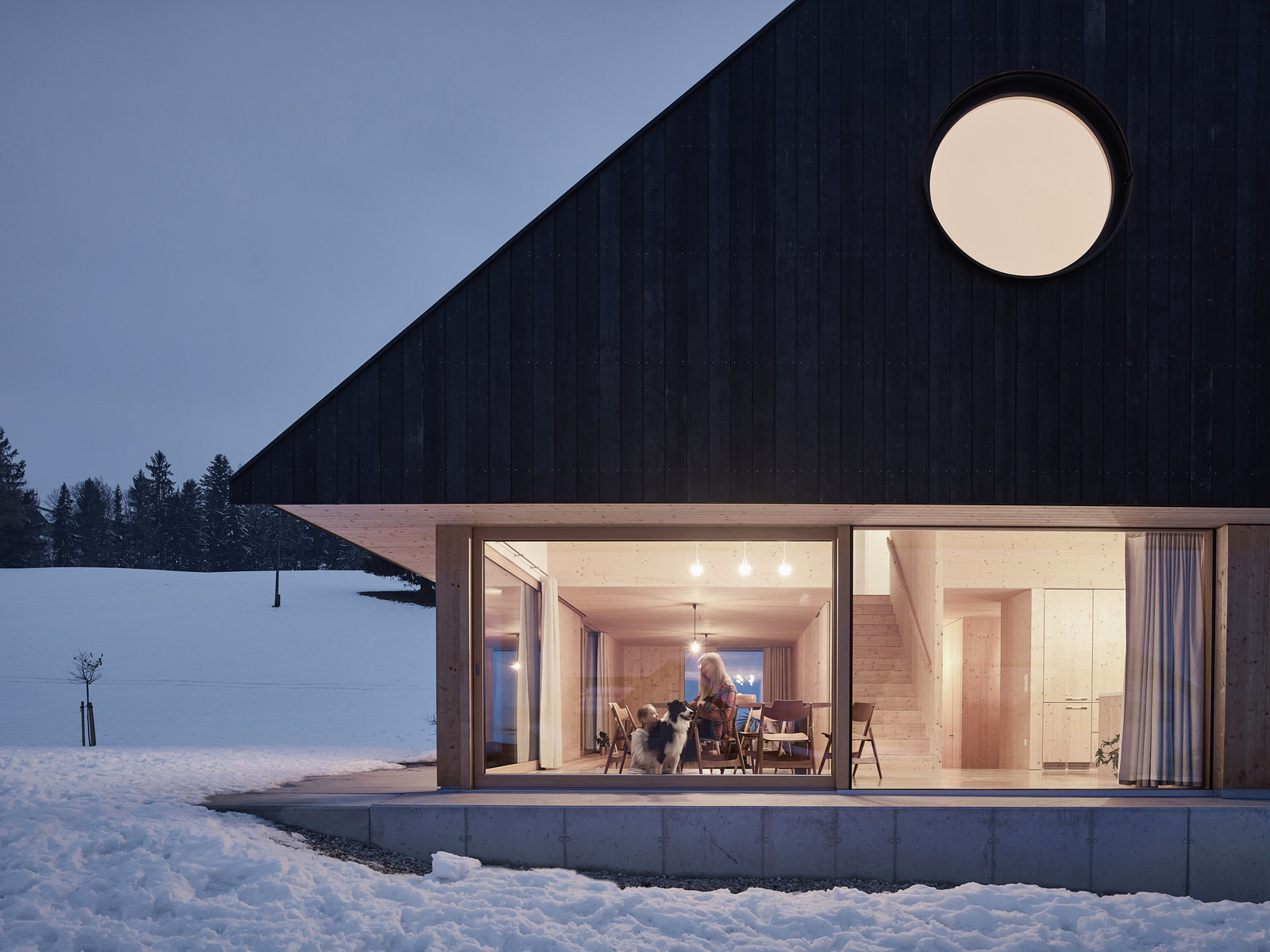 Wooden house in Austria