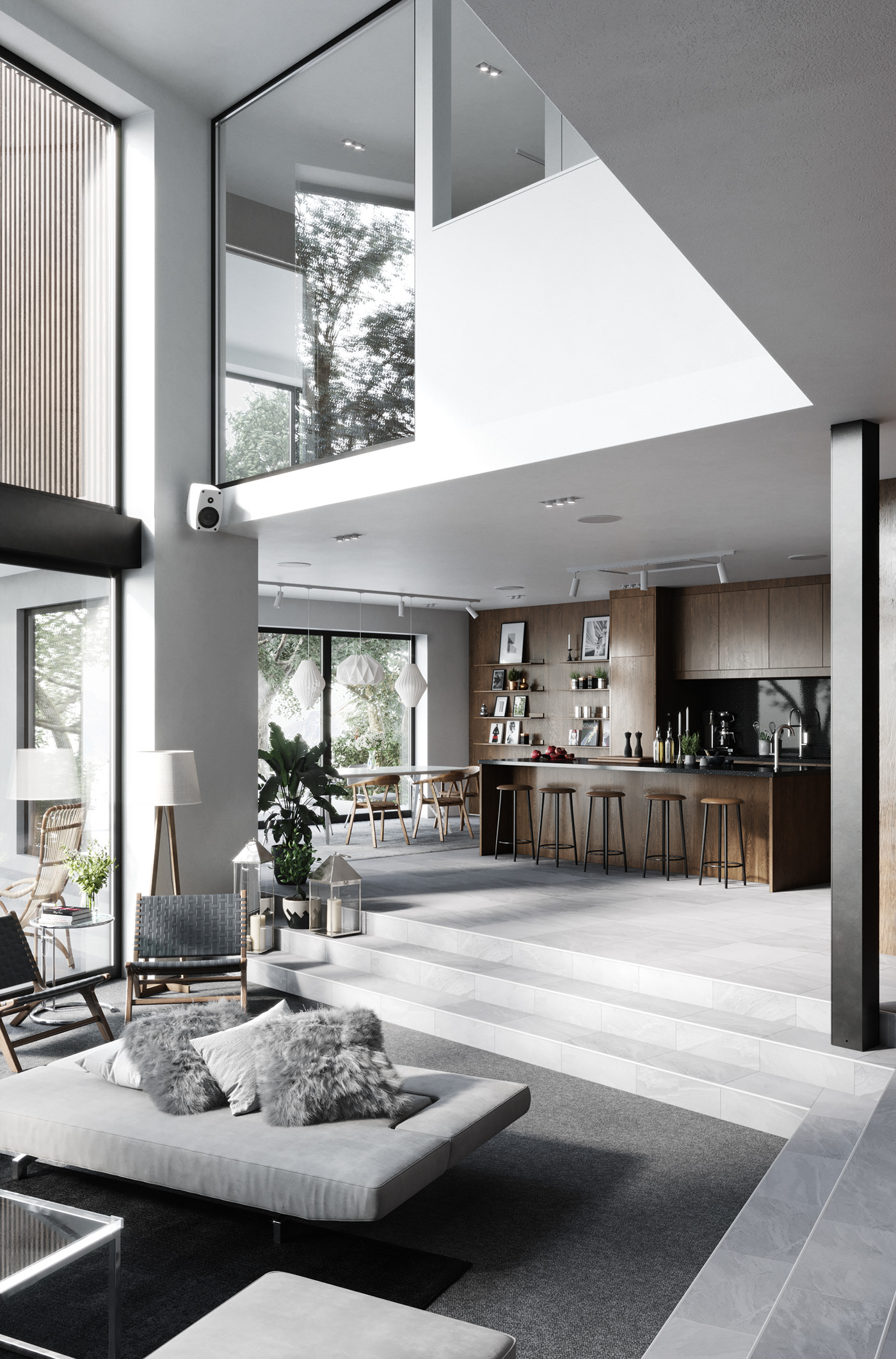 Modern house in Sweden